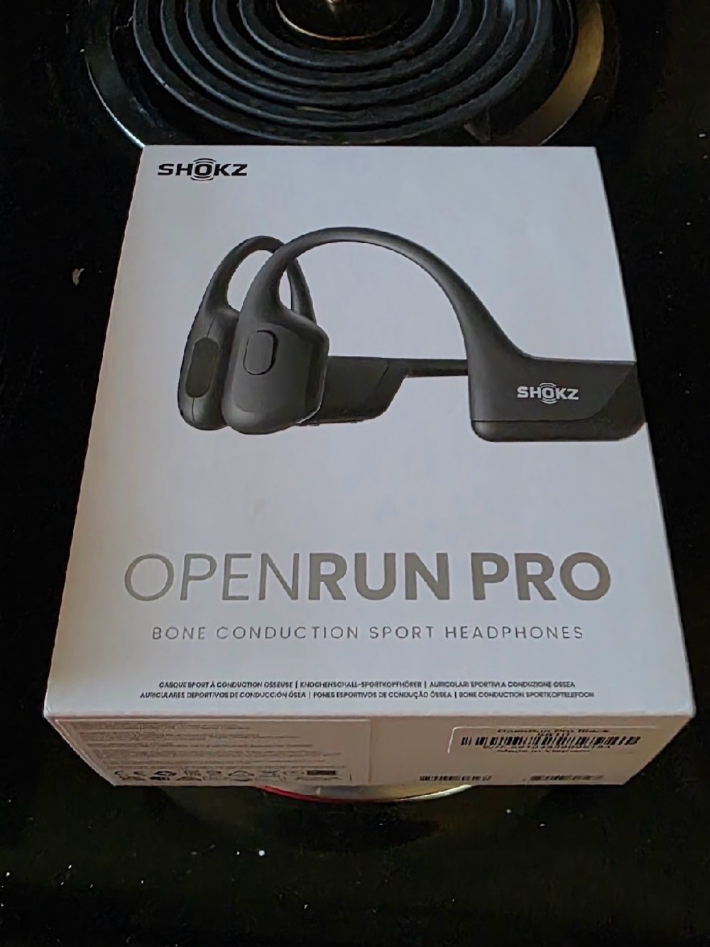 Shokz OpenRun Pro Bone Conduction Headphones - Black